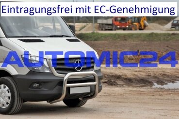 Frontbügel Bullenfänger Frontschutzbügel Rammschutz Mercedes Sprinter Zulassung