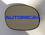 Spiegelglas RECHTS Peugeot 206 asphärisch beheizbar