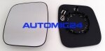 Spiegelglas LINKS Fiat Fiorino Peugeot Bipper Citroen Nemo 08- Beheizt convex