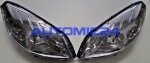 Scheinwerfer RECHTS LINKS Dacia Sandero Hauptscheinwerfer H4 Chrom Set TYC Satz