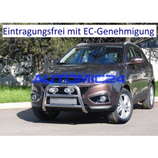 Frontb&uuml;gel Bullenf&auml;nger Frontschutzb&uuml;gel Rammschutz Hyundai ix35 Zulassung
