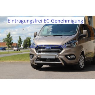 Frontb&uuml;gel Bullenf&auml;nger Frontschutzb&uuml;gel Rammschutz Ford Transit Custom